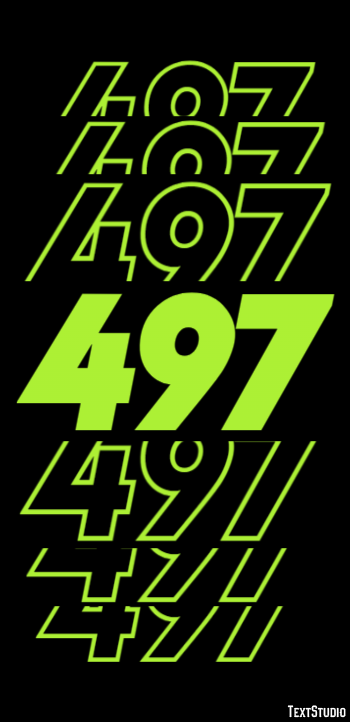 497 Text Effect