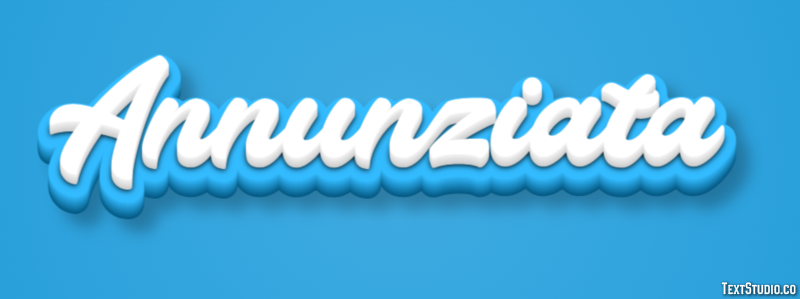 Annunziata Efeito do texto