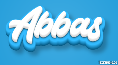 Abbas テキスト効果