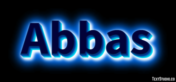 Abbas テキスト効果