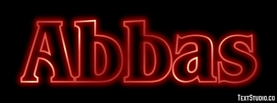 Abbas テキスト効果