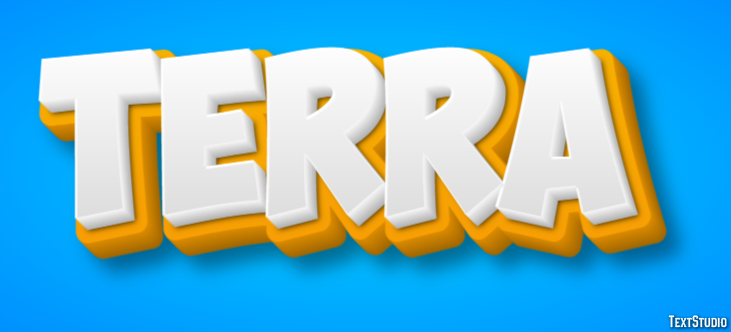 Terra Efecto de Texto