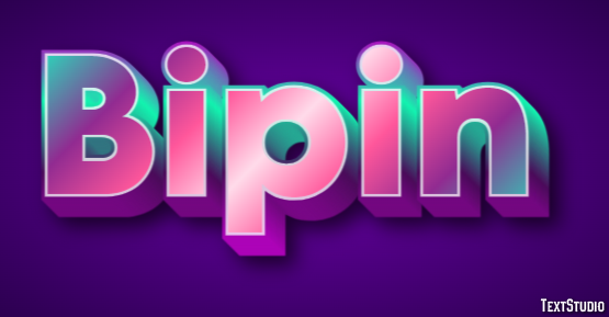 Bipin Text Effect