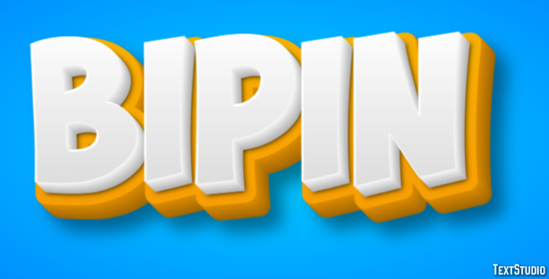Bipin Efecto de Texto
