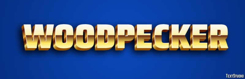 Woodpecker Text effect