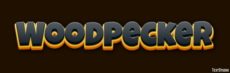Woodpecker Text effect