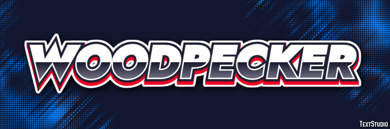 Woodpecker Text effect