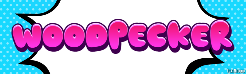 Woodpecker Text effect