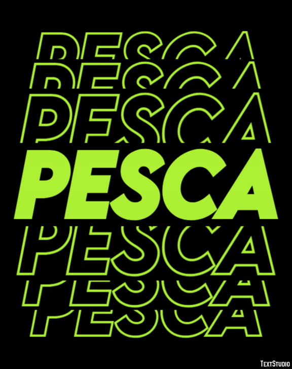 Pesca Efeito do texto