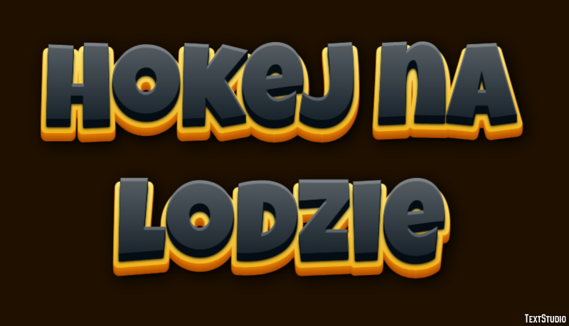 Hokej na lodzie Efekt tekstowy