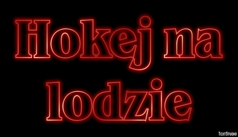 Hokej na lodzie Efekt tekstowy