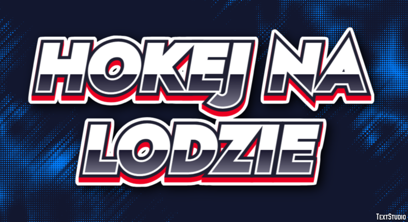 Hokej na lodzie Efekt tekstowy
