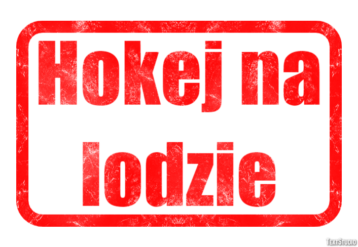 Hokej na lodzie Efekt tekstowy