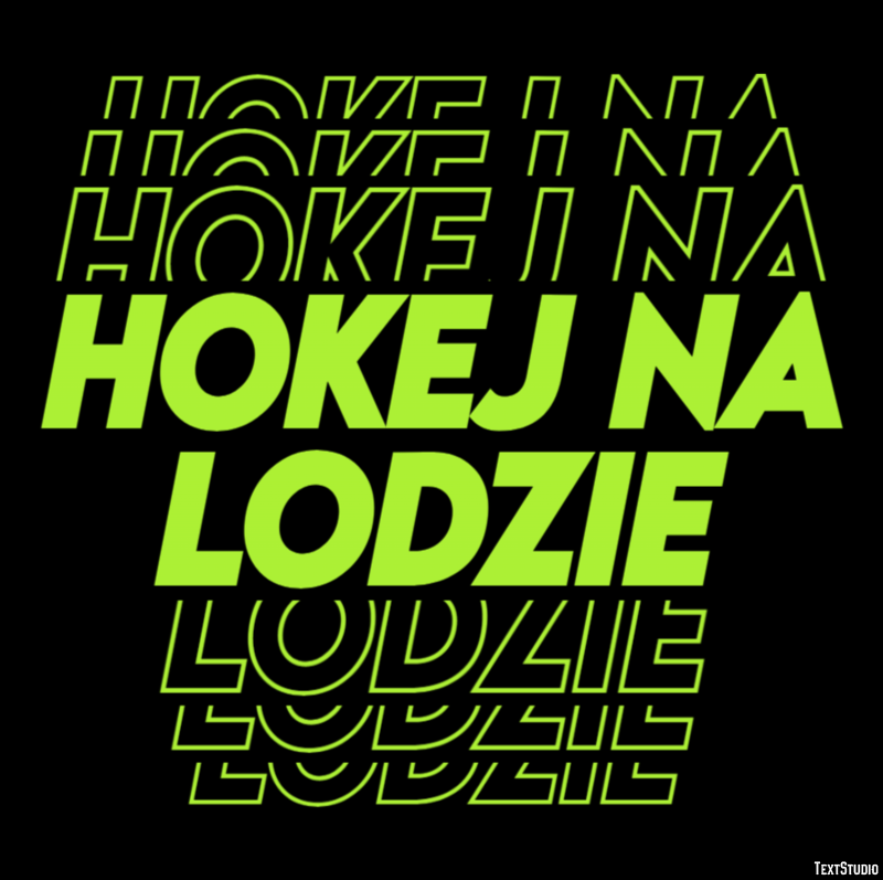 Hokej na lodzie Efekt tekstowy