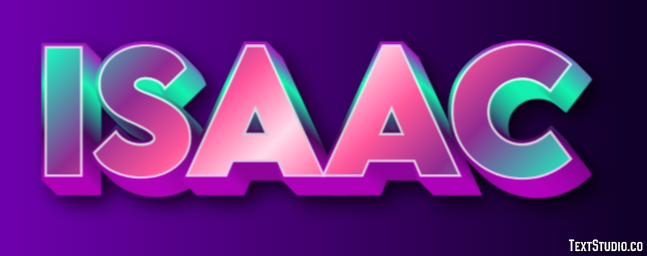 Isaac Эффект текста