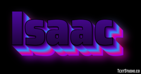 Isaac Texteffekt