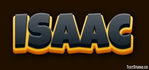 Isaac Efeito de texto