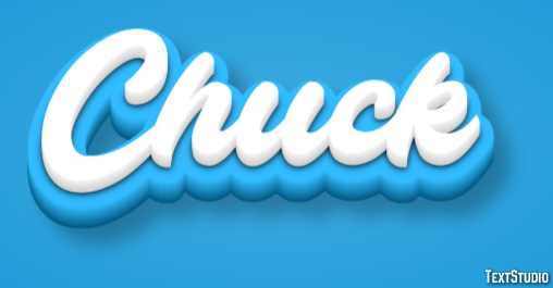 Chuck Text Effect