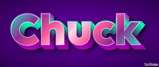 Chuck Text Effect