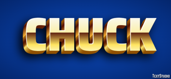 Chuck Efeito de texto