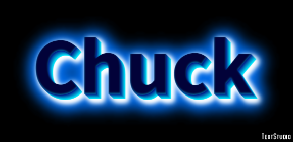 Chuck Text Effect