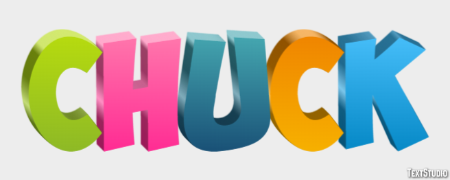 Chuck Text Effect