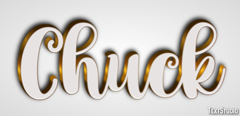 Chuck テキスト効果