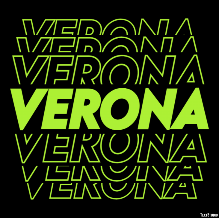 Verona Efekt tekstowy