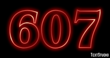 607 Text Effect