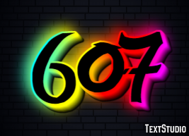 607 Text Effect
