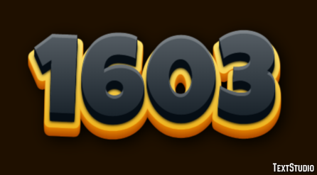 1603 Text Effect