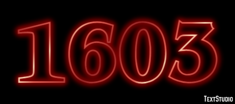 1603 Text Effect