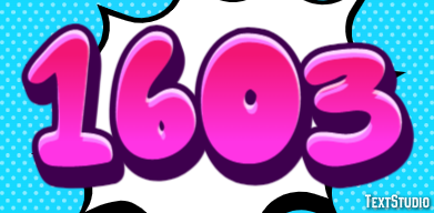 1603 Text Effect
