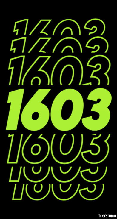 1603 Text Effect