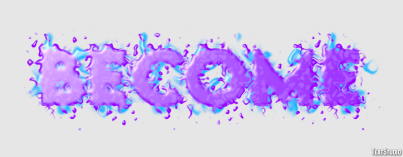 Become Text Effect