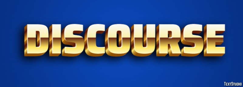 Discourse Text Effect