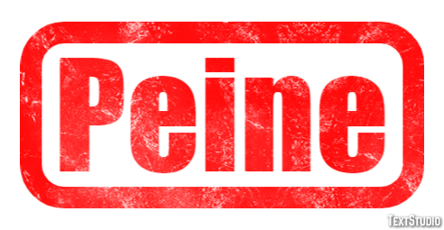 Peine Effet de Texte