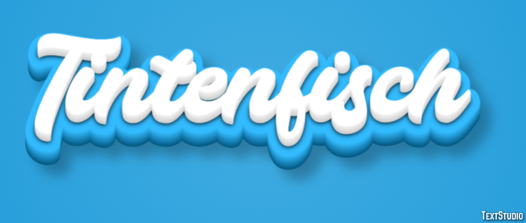 Tintenfisch Texteffekt