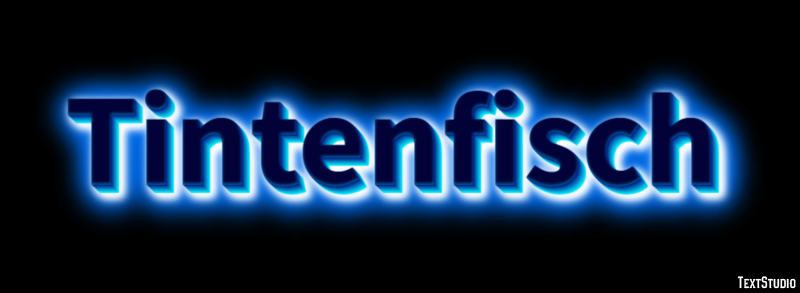 Tintenfisch Texteffekt