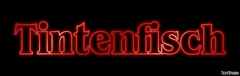 Tintenfisch テキスト効果