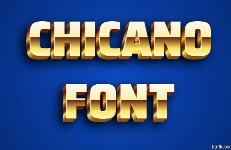 Chicano Font Text Effect