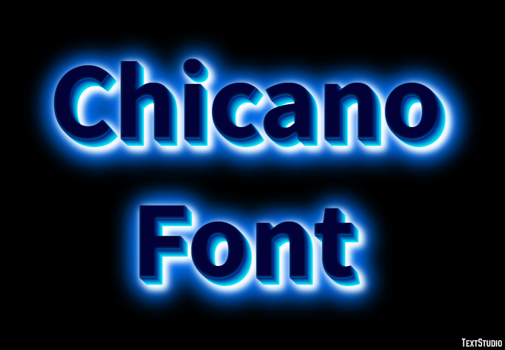 Chicano Font Effet de Texte