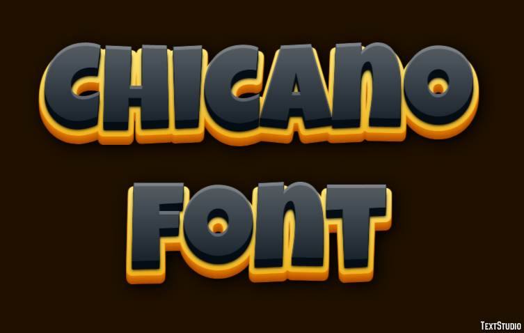 Chicano Font Text Effect