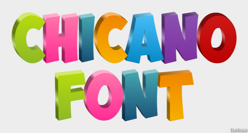 Chicano Font Text Effect