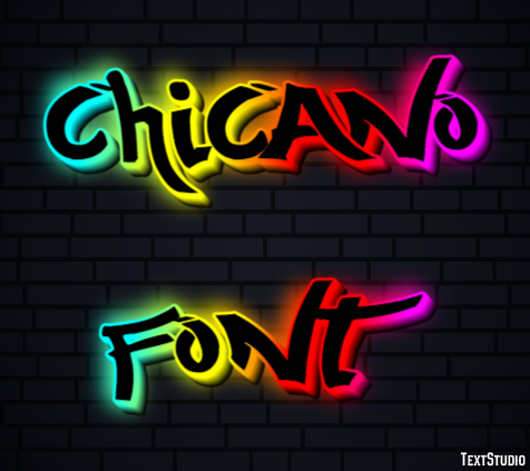 Chicano Font Text Effect