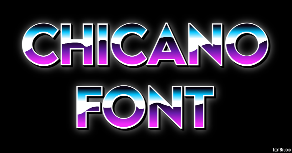 Chicano Font Text Effect