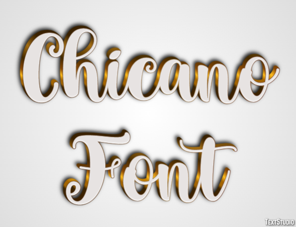 Chicano Font Text Effect