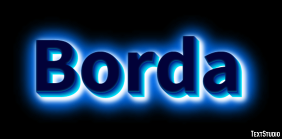 Borda Efecto de Texto