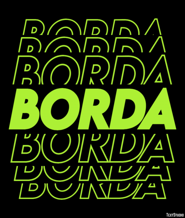 Borda Efecto de Texto