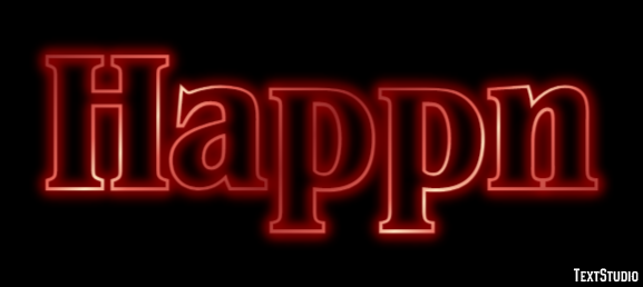 Happn Texteffekt